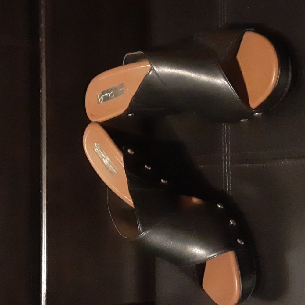 Jessica Simpson Women's  Criss-cross Platform Wedge Sandals Size 9.5 M